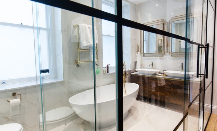 Glass Room Partition Residential-Photo №13