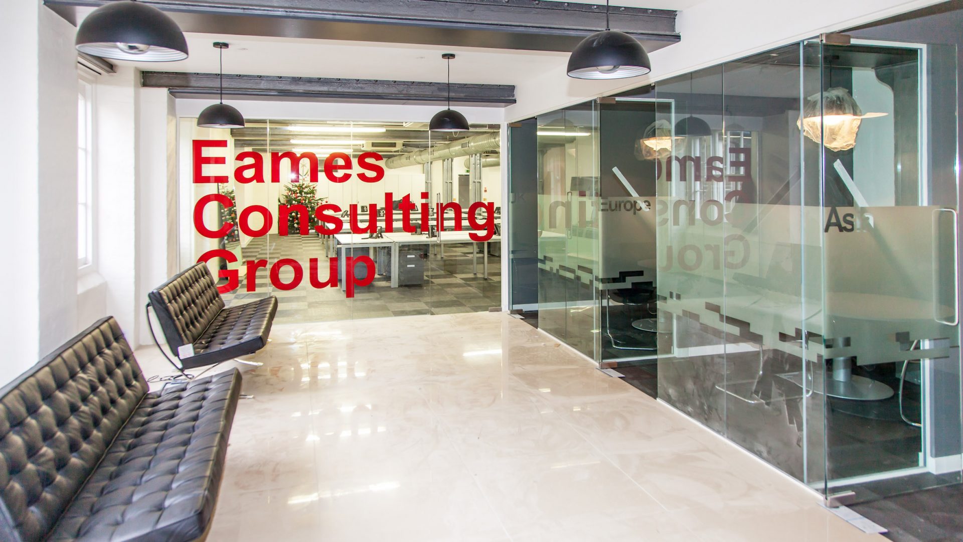 Eames Consulting Group glass partitions Eames Consulting Group glass partitions