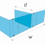 2 Offices with Glass Separating Partition and End Panel