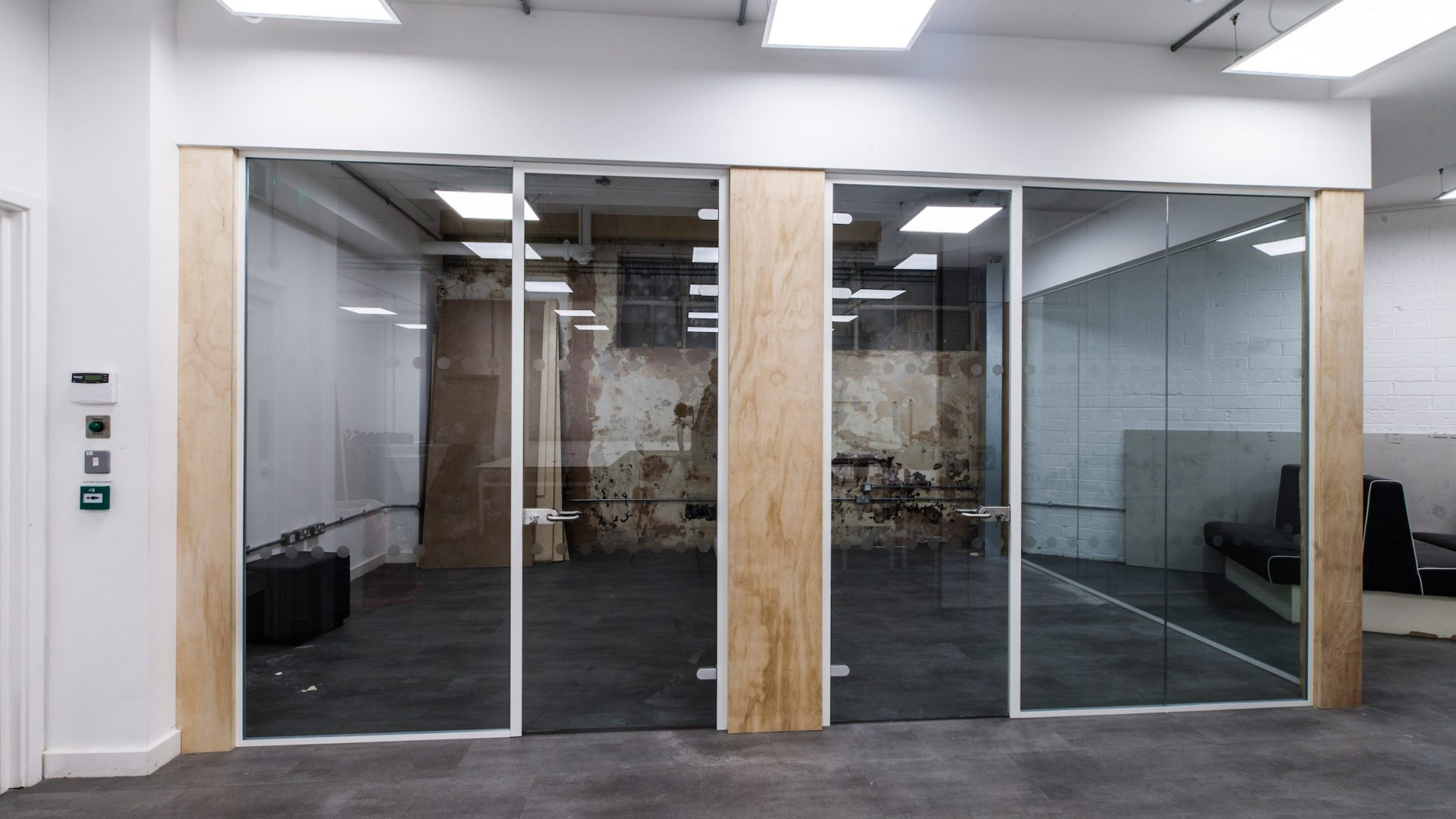 Brew office glass partitions Brew office glass partitions