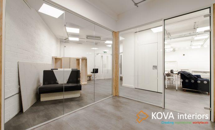 Acoustic glass partition-Photo №14