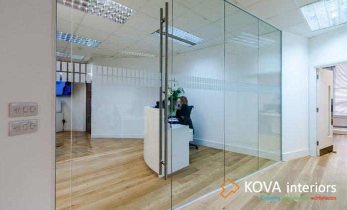 Acoustic glass partition-Photo №10