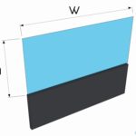 Straight Partition on Solid Wall (Stud Wall Not Included)