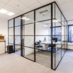 Industrial Style Black Framed Partition-thumbnail №10