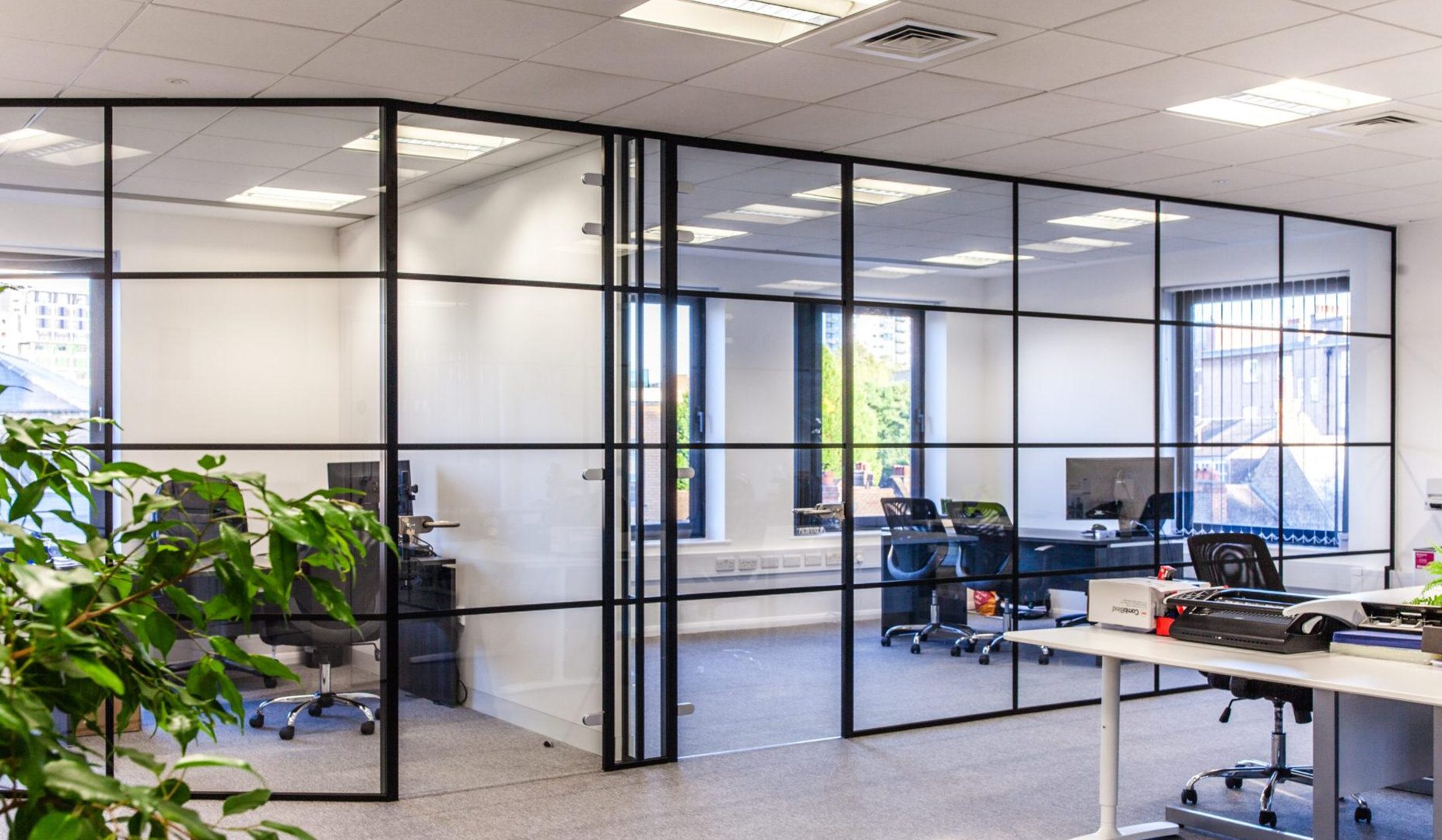 Work examples Black framed partition-Photo №26 Work examples Black framed partition-Photo №26
