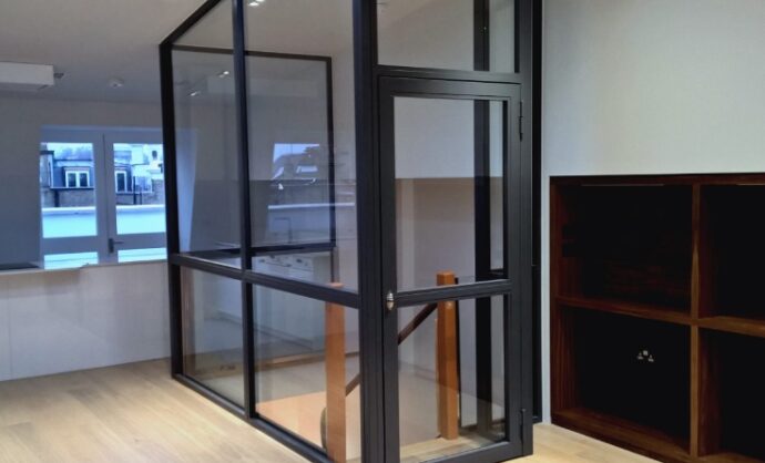 Aluminium Frame Glass Partition-Photo №104