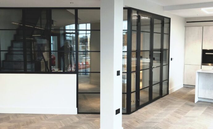 Aluminium Frame Glass Partition-Photo №106