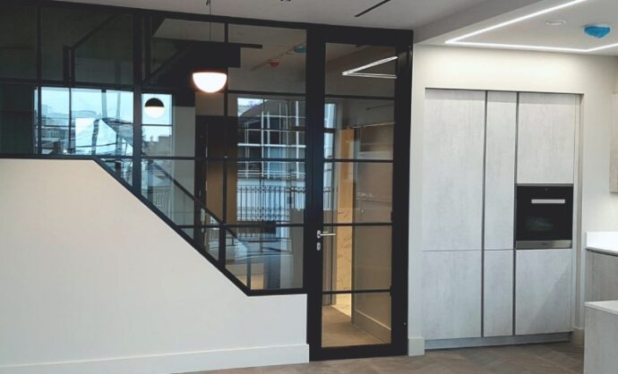 Aluminium Frame Glass Partition-Photo №107