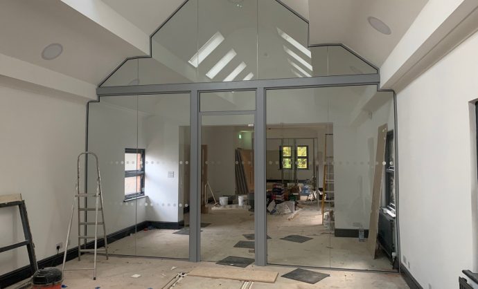 Glass Partition High Ceiling-Photo №2