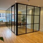 Industrial Style Black Framed Partition-thumbnail №66