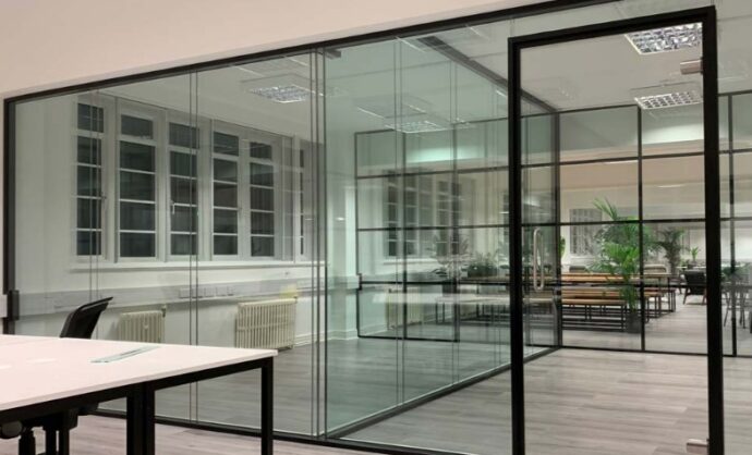 Aluminium Frame Glass Partition-Photo №98