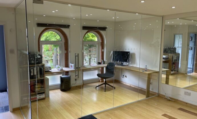 Glass Room Partition Residential-Photo №5