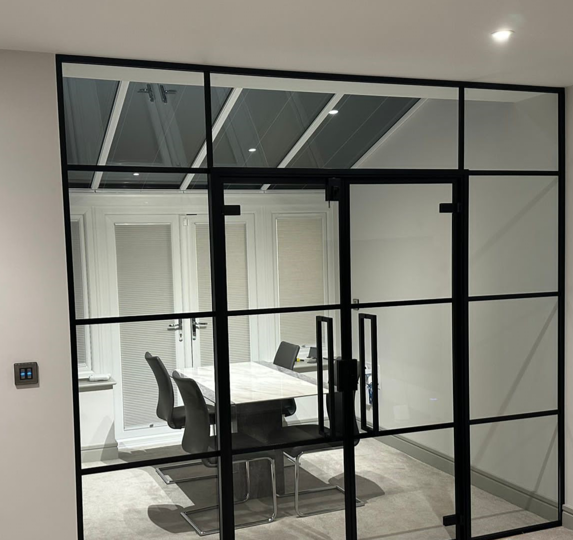 Work examples Black framed partition-Photo №99 Work examples Black framed partition-Photo №99