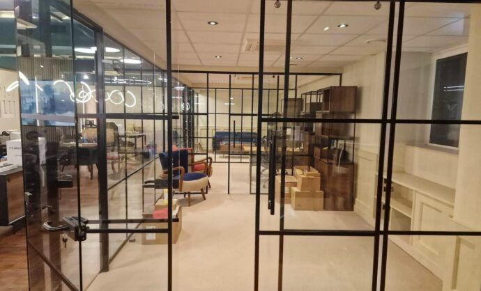 Aluminium Frame Glass Partition-Photo №88