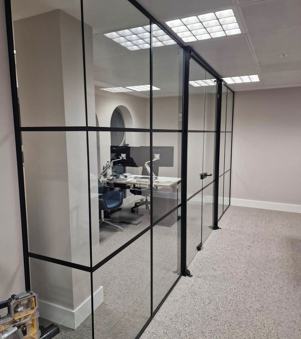 Work examples Black framed partition-Photo №52 Work examples Black framed partition-Photo №52