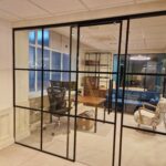 Industrial Style Black Framed Partition-thumbnail №53