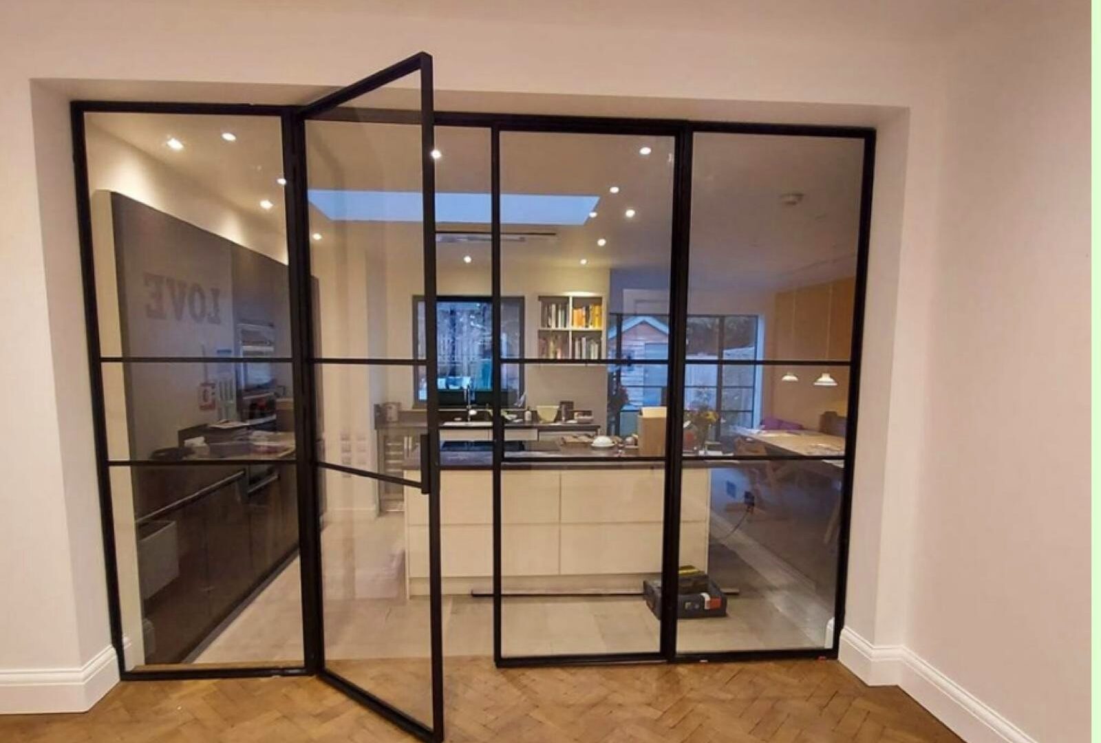 Work examples Black framed partition-Photo №64 Work examples Black framed partition-Photo №64
