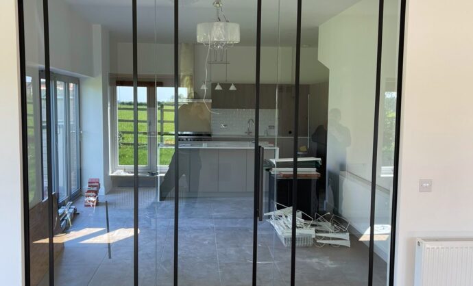 Glass Room Partition Residential-Photo №50