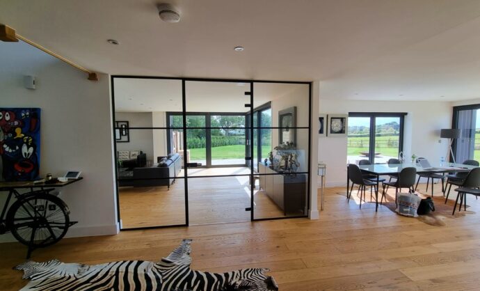 Aluminium Frame Glass Partition-Photo №76