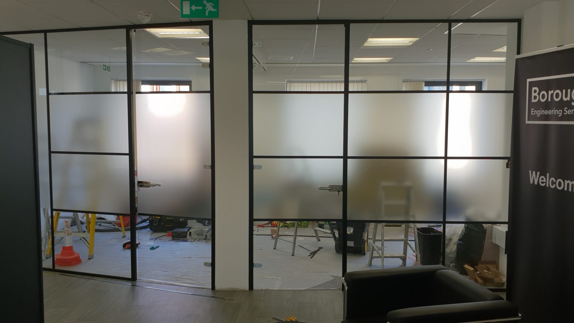 Work examples Black framed partition-Photo №73 Work examples Black framed partition-Photo №73