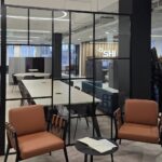 Industrial Style Black Framed Partition-thumbnail №7
