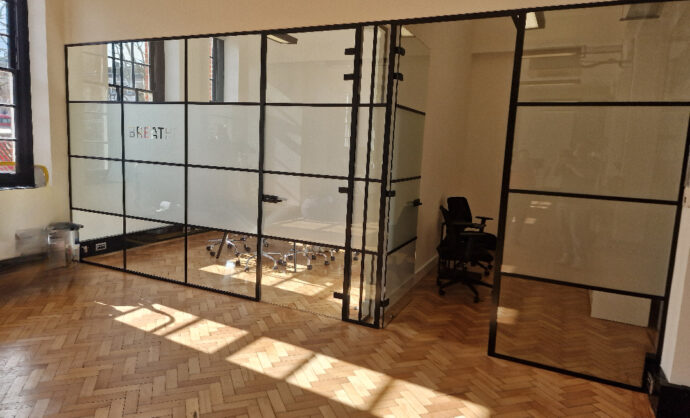 Aluminium Frame Glass Partition-Photo №18
