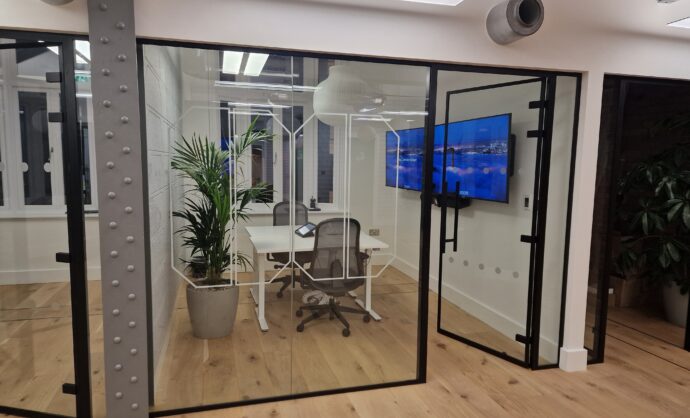 Aluminium Frame Glass Partition-Photo №32