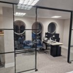 Industrial Style Black Framed Partition-thumbnail №27