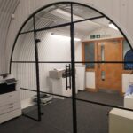 Industrial Style Black Framed Partition-thumbnail №31