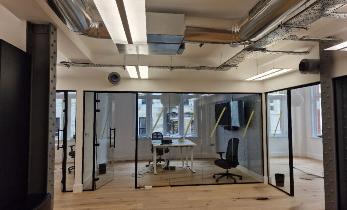 Aluminium Frame Glass Partition-Photo №37