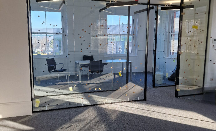 Aluminium Frame Glass Partition-Photo №28