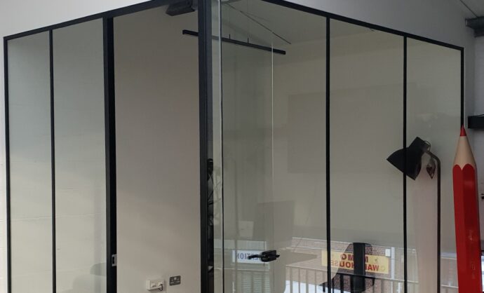 Aluminium Frame Glass Partition-Photo №43