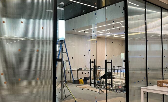 Frosted Glass Partition-Photo №27