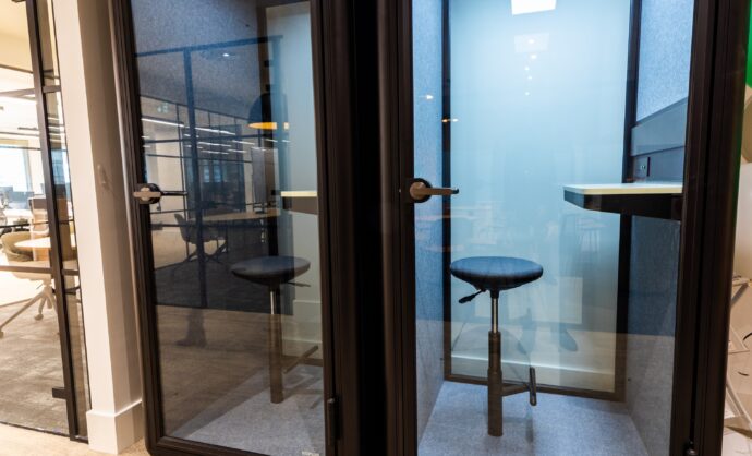 Aluminium Frame Glass Partition-Photo №124