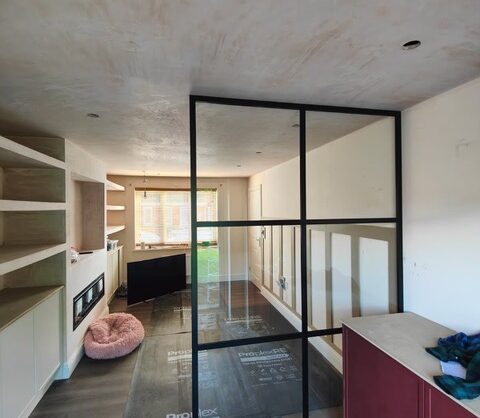 Aluminium Frame Glass Partition-Photo №147