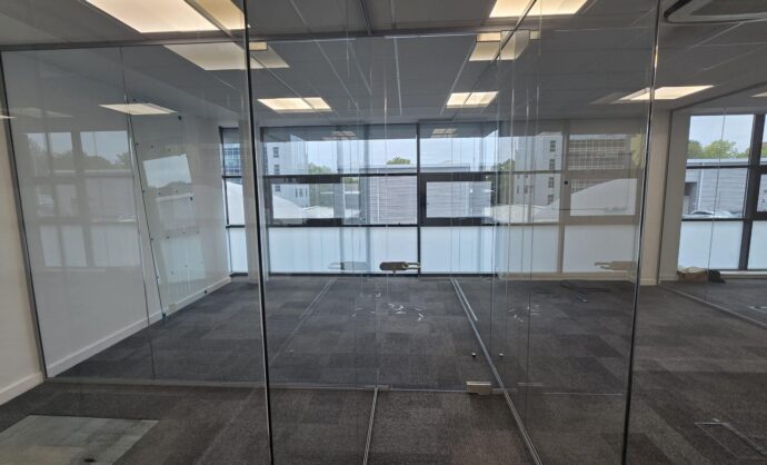Aluminium Frame Glass Partition-Photo №136